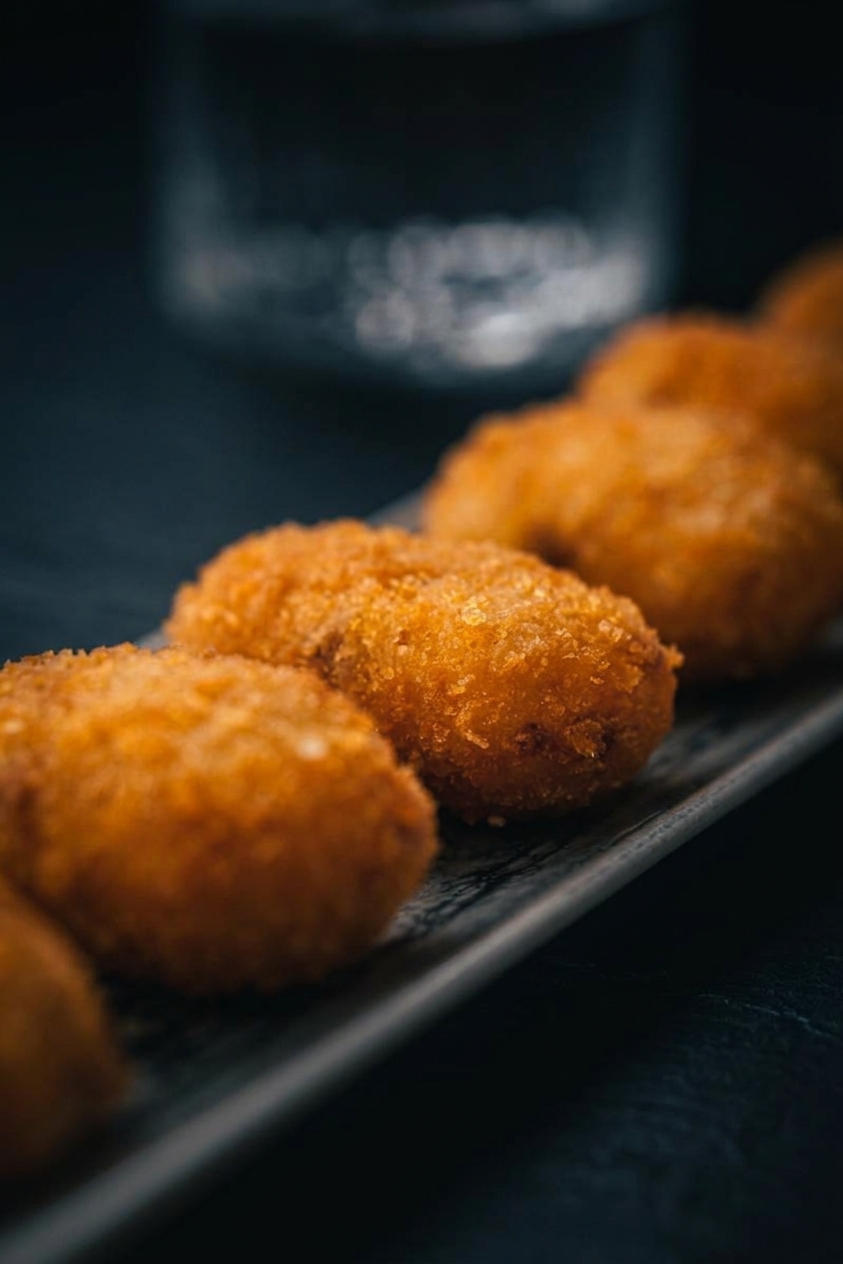 Croquetas cremosas de jamón ibérico