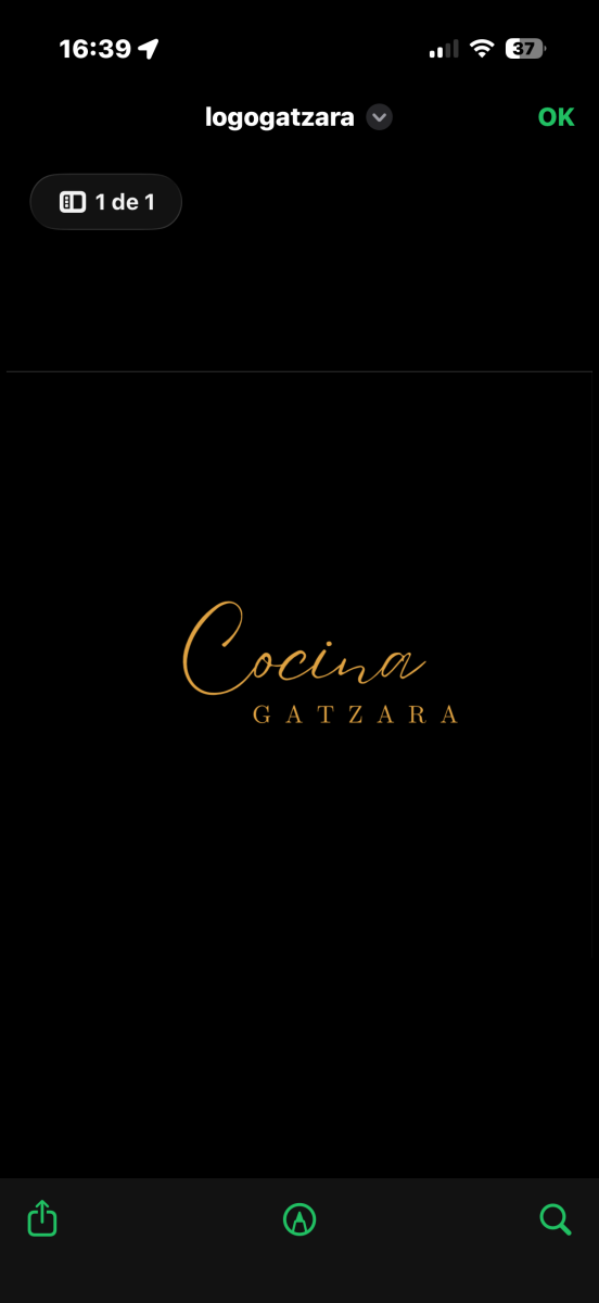 Carta Cocina Gatzara
