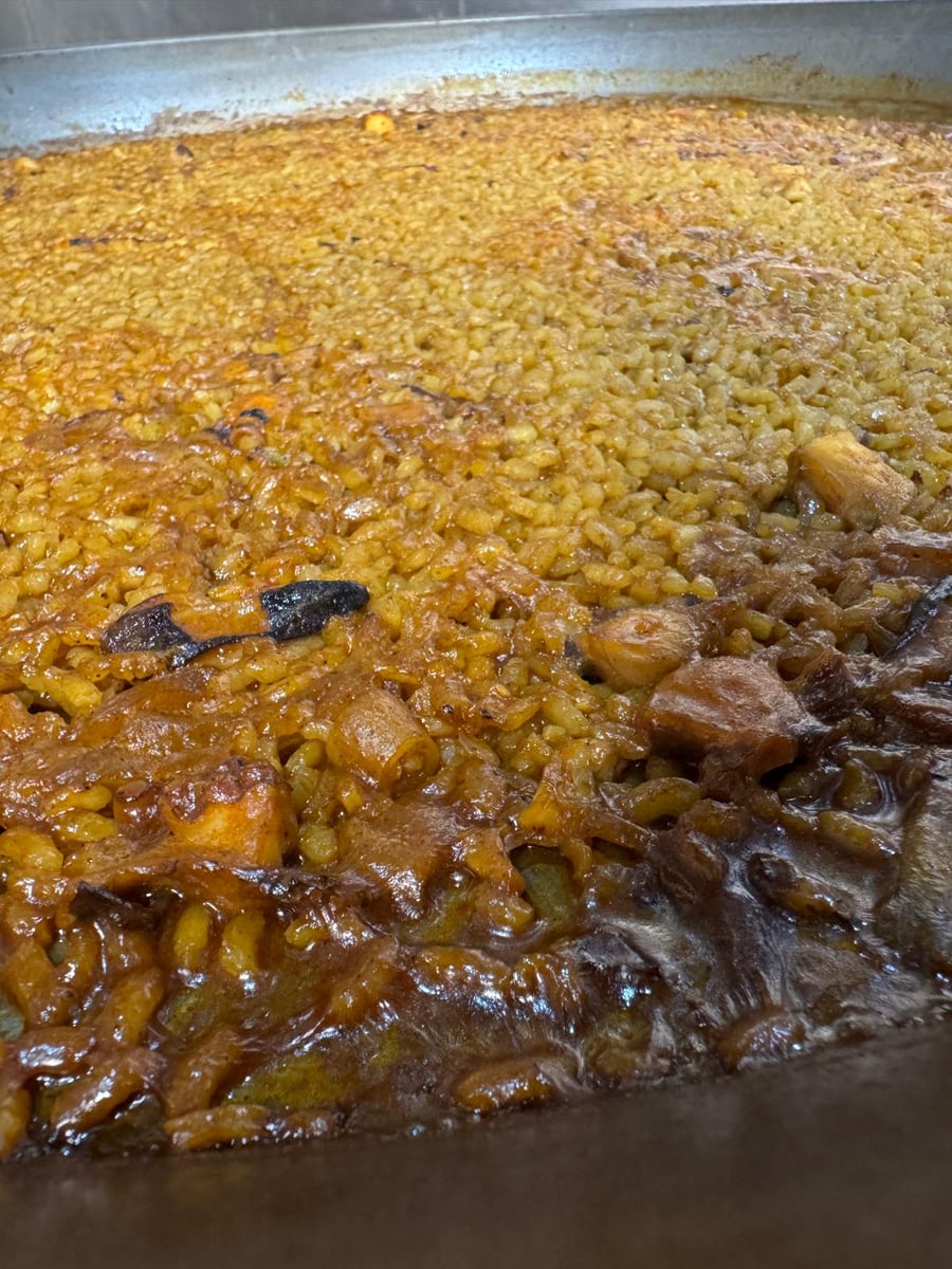 Arroz meloso de pulpo