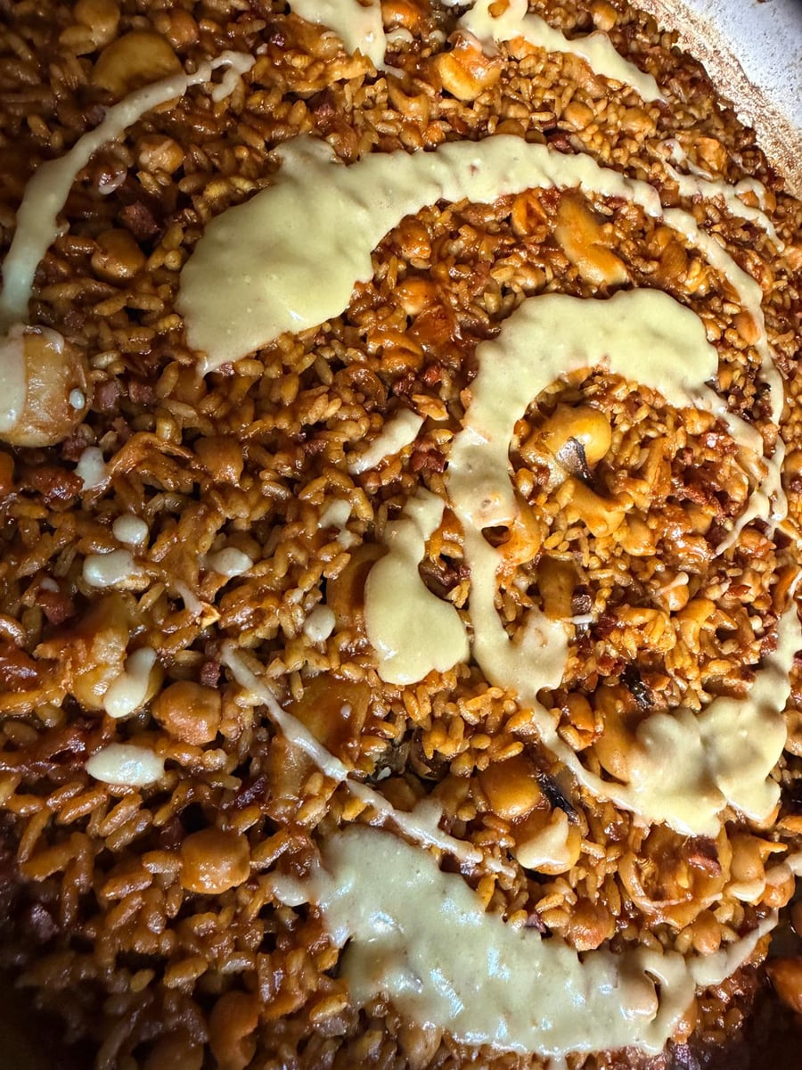 Arroz meloso de Callos de Bacalao